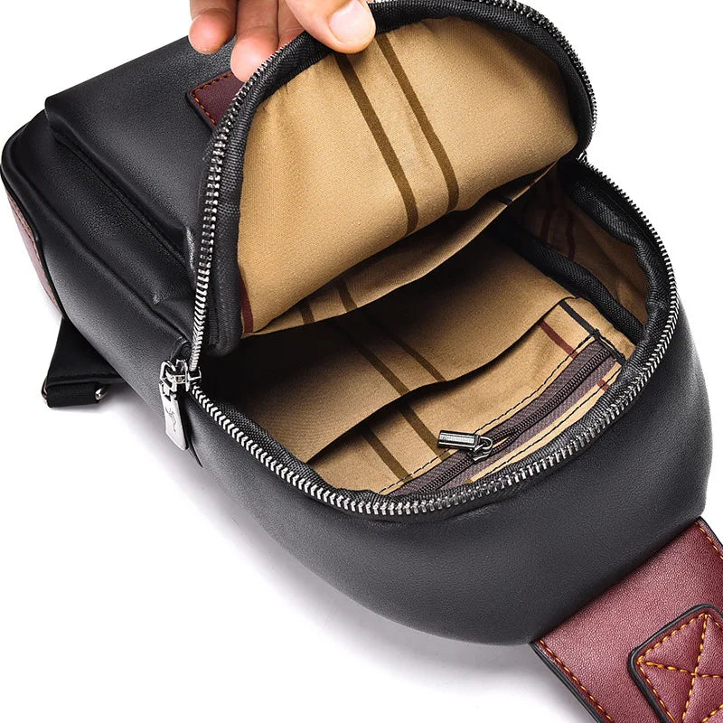 Northbound Waterproof Messenger Bag — PU Leather Laptop & Travel Bag