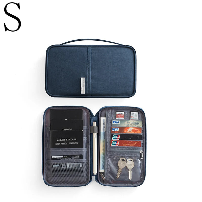 Family Passport Wallet & Multi-Functional Travel Document Organiser