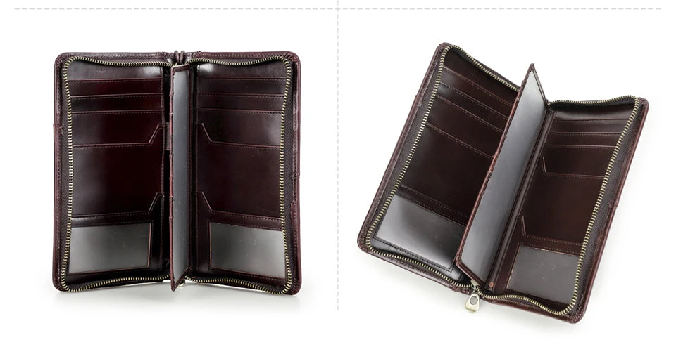 Leather Family Passport Clutch