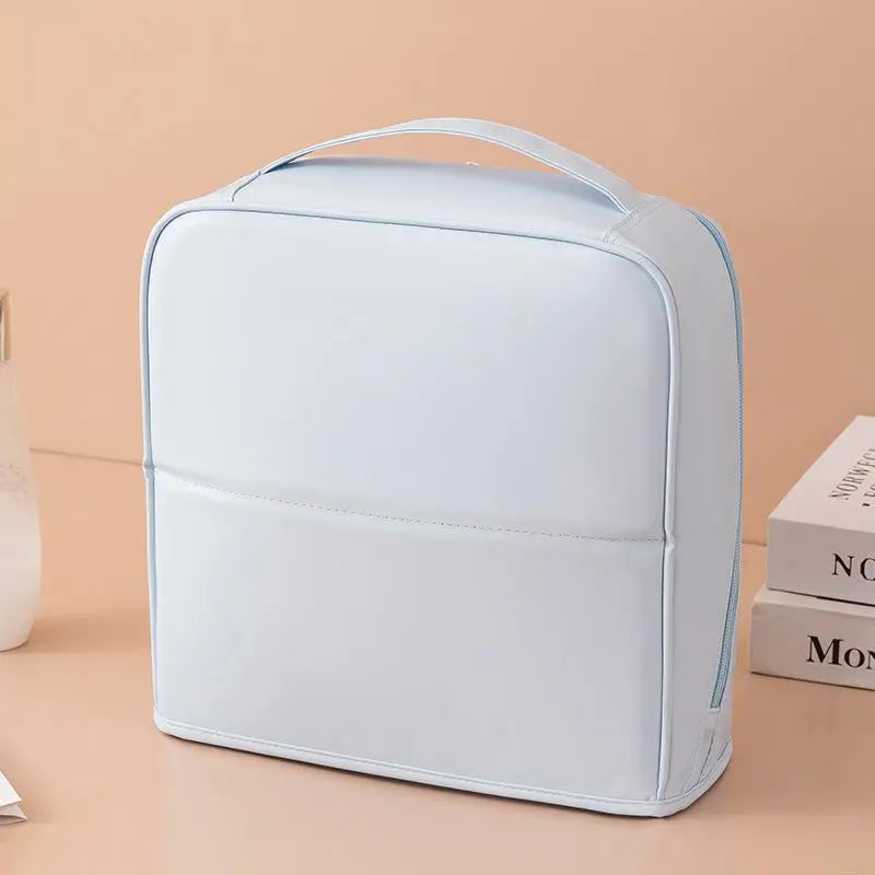 Upright Waterproof Cosmetic Organiser with Mirror