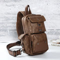 Northbound Waterproof Crossbody Bag — Lightweight PU Leather Shoulder Bag