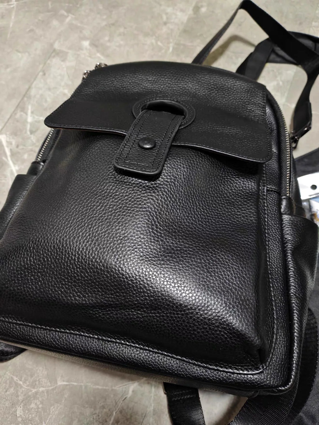 Women's Waterproof Leather Work Backpack