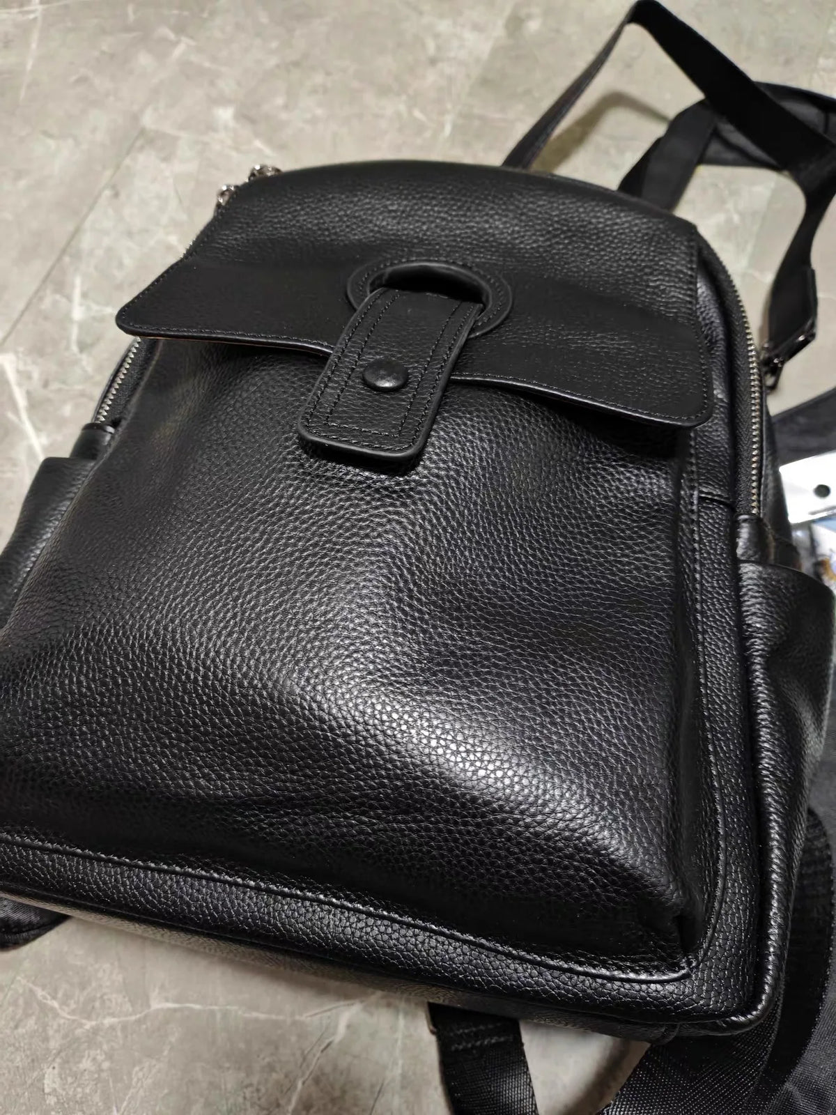 Women's Waterproof Leather Work Backpack