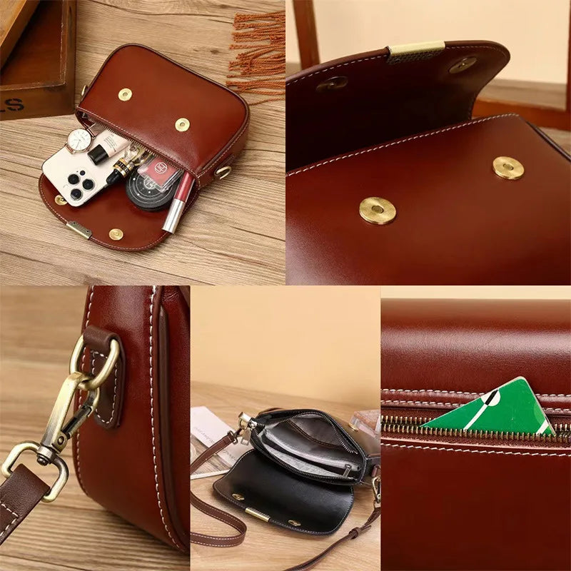 Women's Small Leather Crossbody Bag