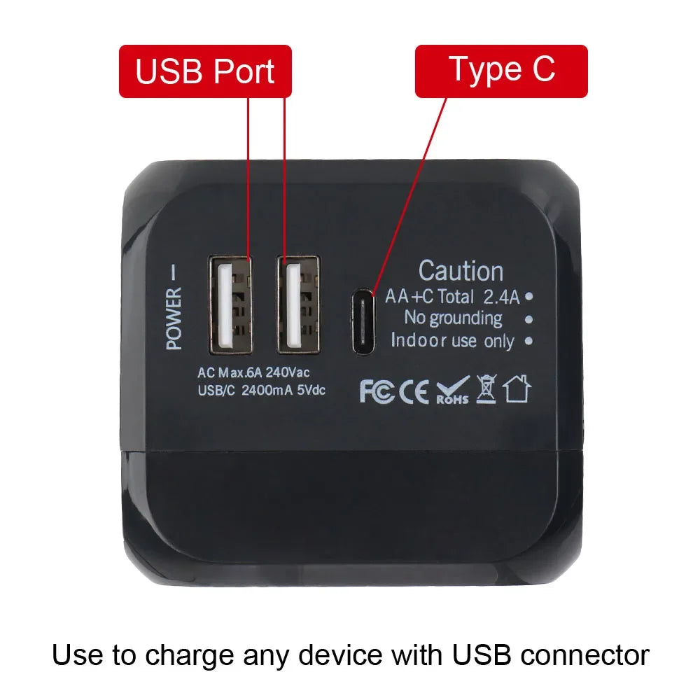 All-in-One Universal Travel Charger Adapter