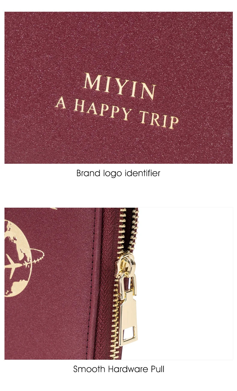 RFID Anti-Theft Zipped Passport Holder & Travel Organiser – Unisex