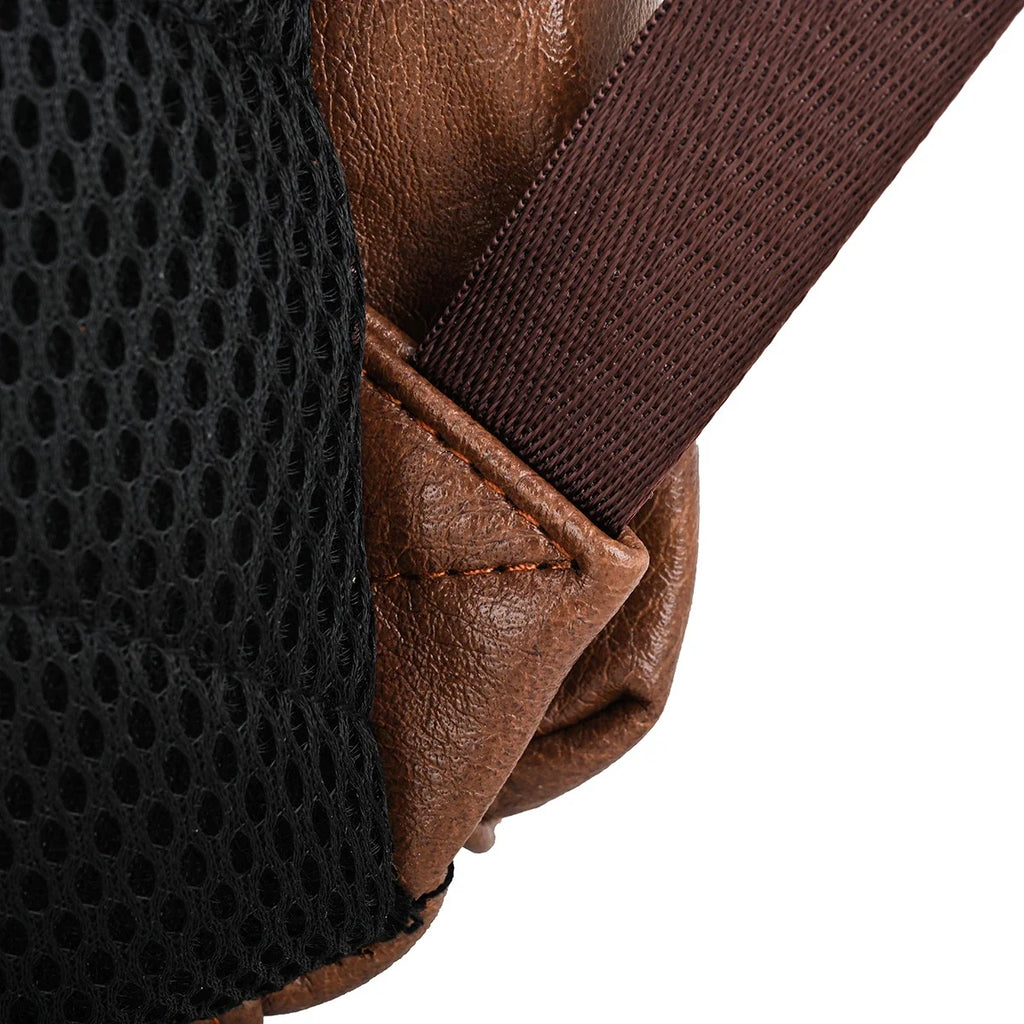 Crazy Horse Leather Backpack — Large Capacity Vintage Rucksack