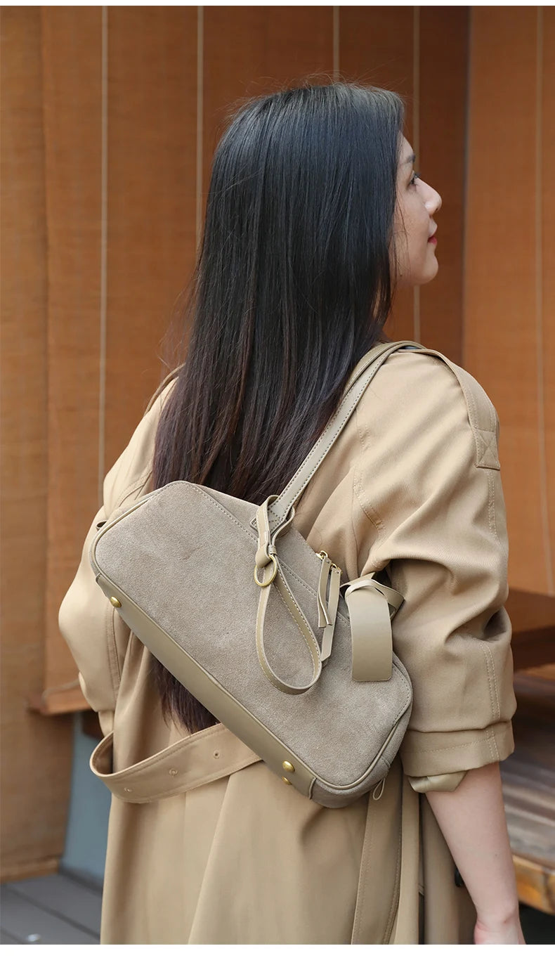 Women's Suede Shoulder Bag