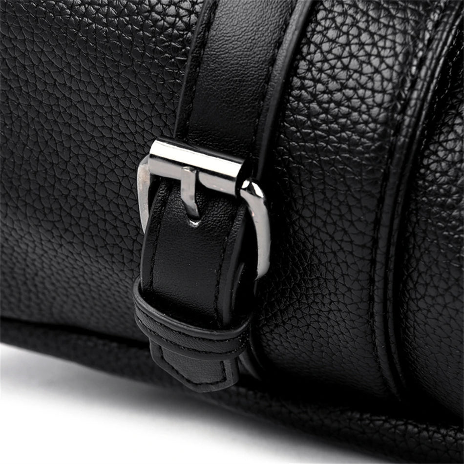 Women's Genuine Leather Crossbody Shoulder Bag – Large Luxury Handbag