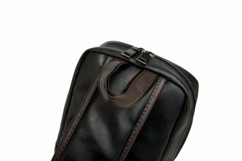 Northbound Waterproof Crossbody Bag — Lightweight PU Leather Shoulder Bag