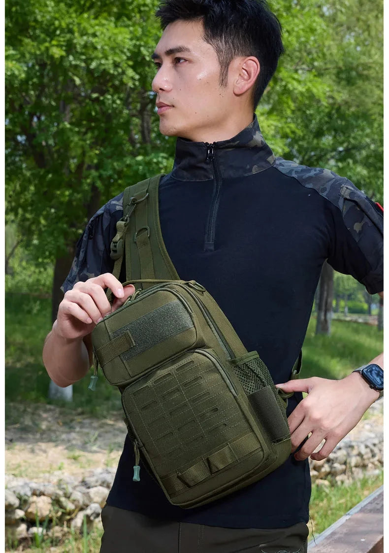 Northbound Tactical Chest Bag — MOLLE Crossbody Pack for Travel & Outdoors