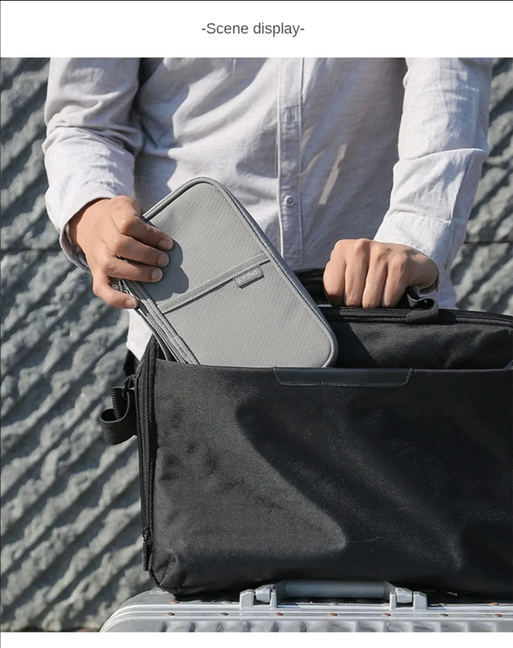 Family Travel Document Wallet – Waterproof Passport & Card Organiser