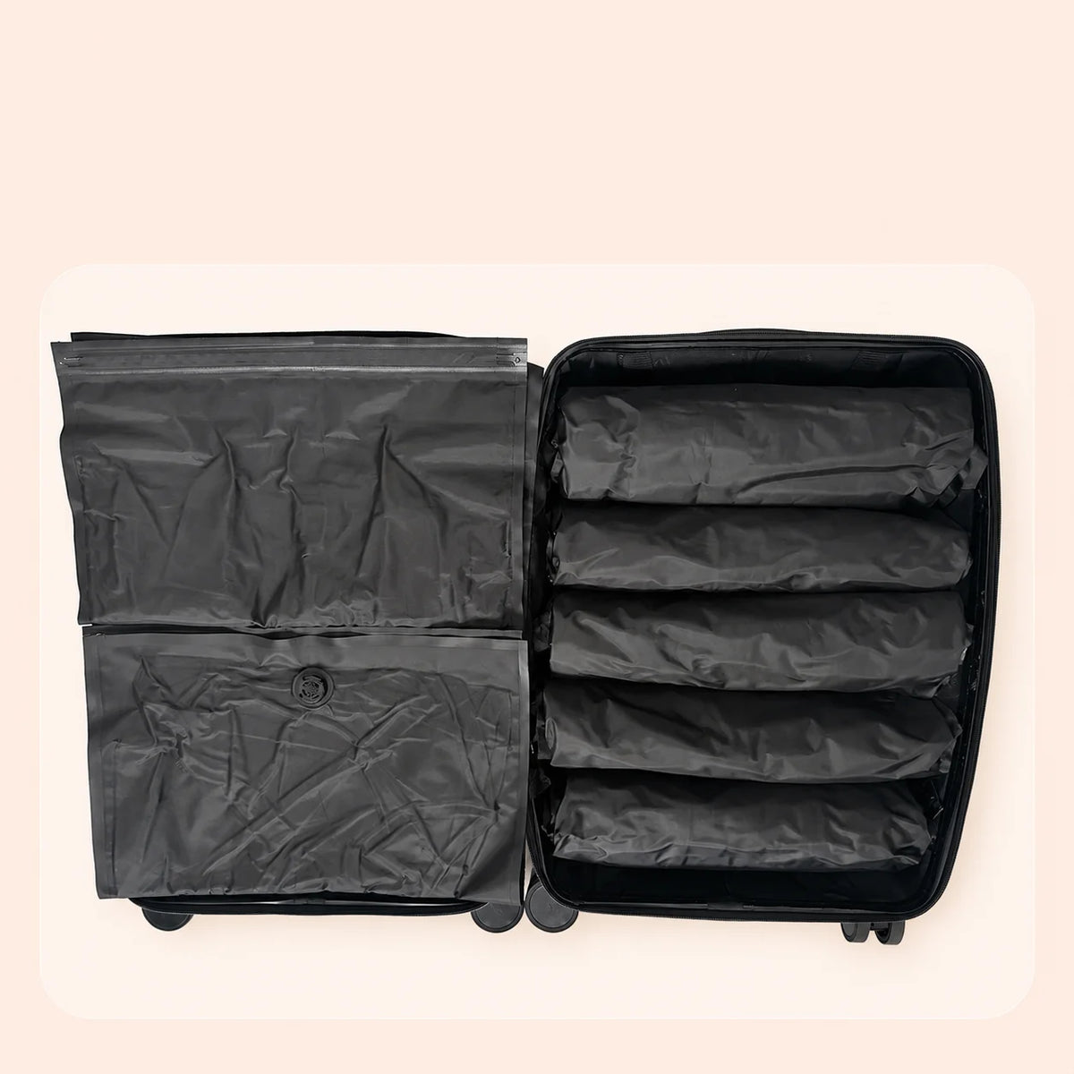 Portable Hand-Held Travel Vacuum Compression Bag – Space Saving Packing