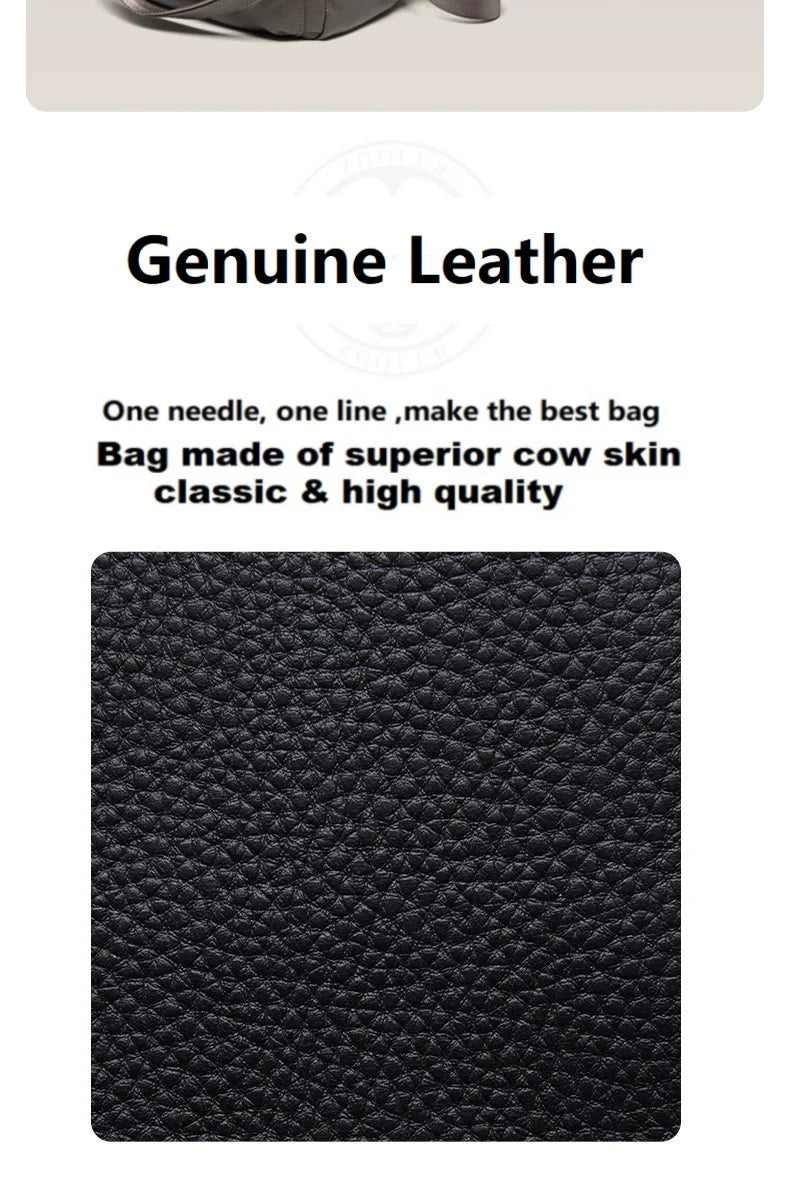 Women's Waterproof Leather Work Backpack