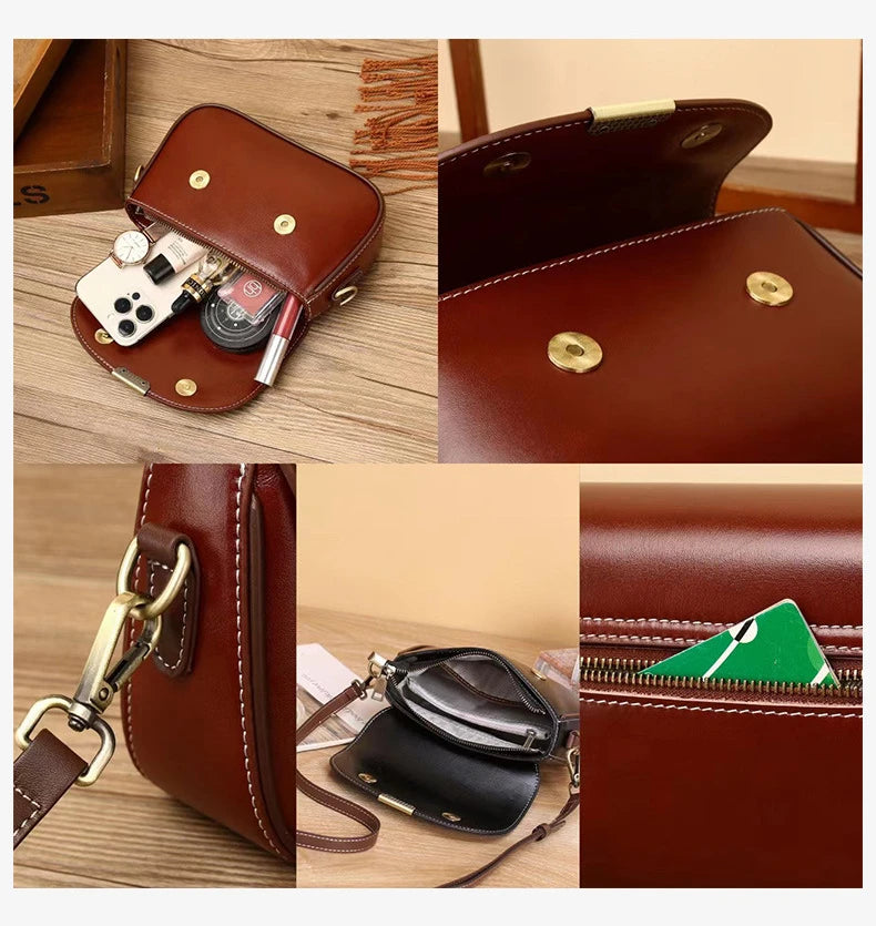 Women's Small Leather Crossbody Bag