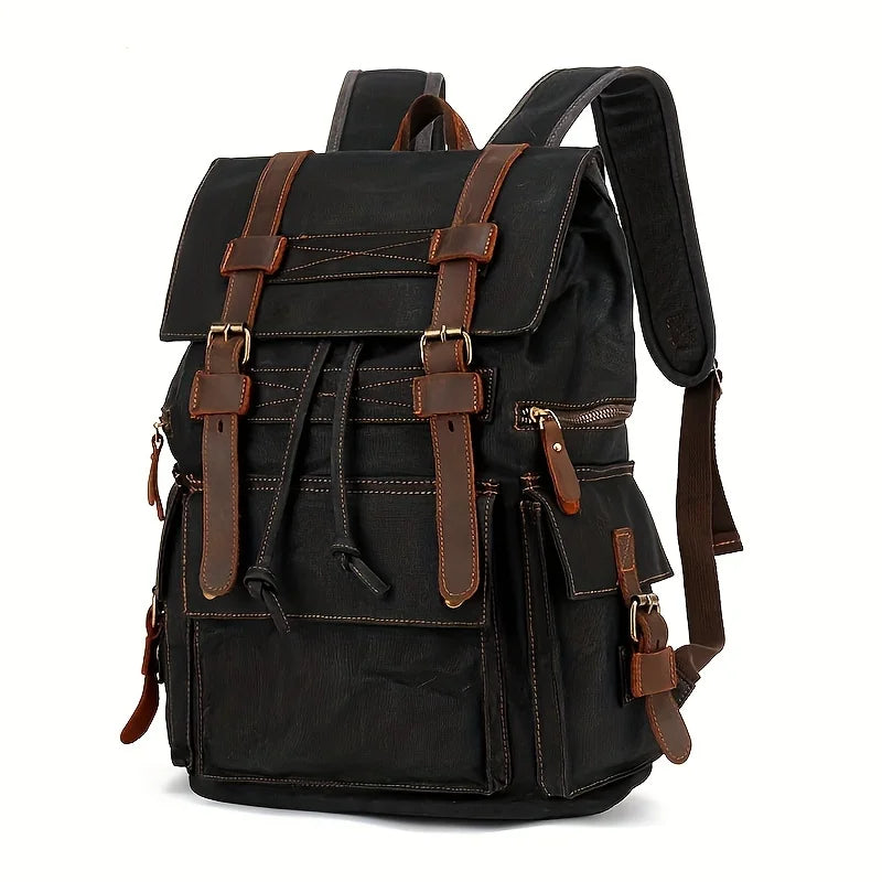Vintage Canvas Laptop Backpack