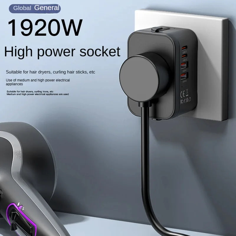 Northbound Multi-Port Travel Charger — Fast Charge Worldwide Adapter