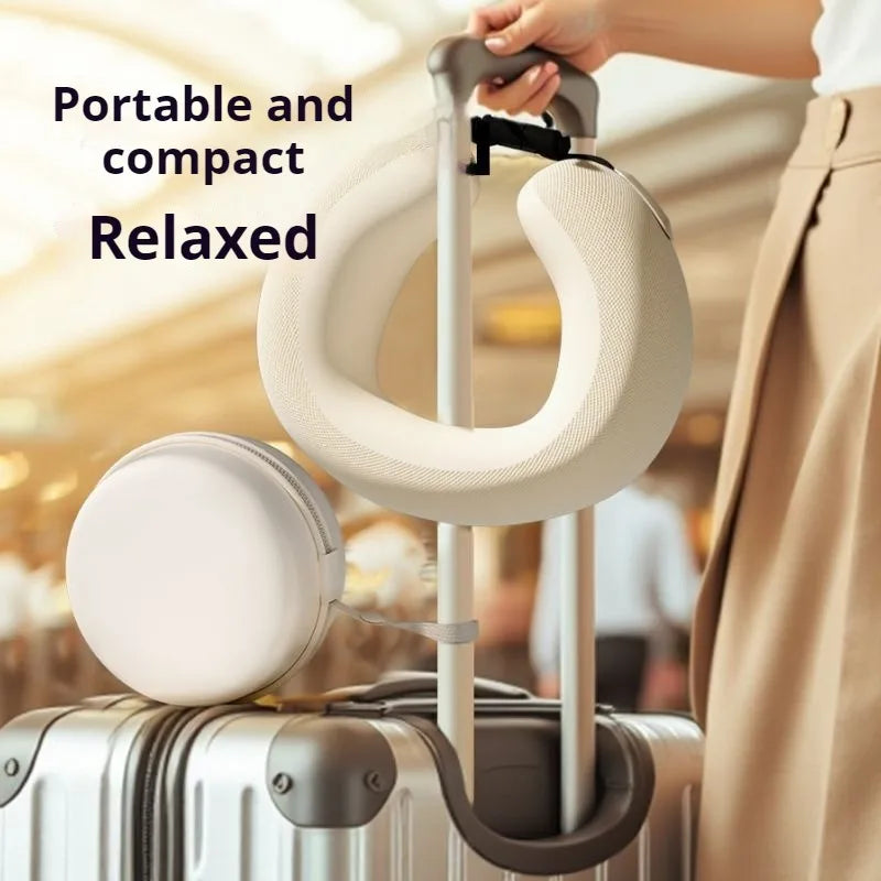 Memory Foam Travel Pillow — Soft Neck Cushion for Flights & Long Journeys