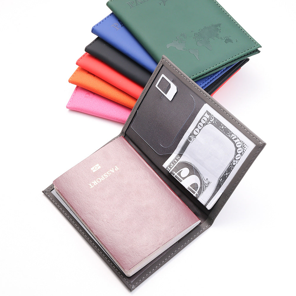 Passport Book Holder for Men & Women – Travel Wallet & Cover Case