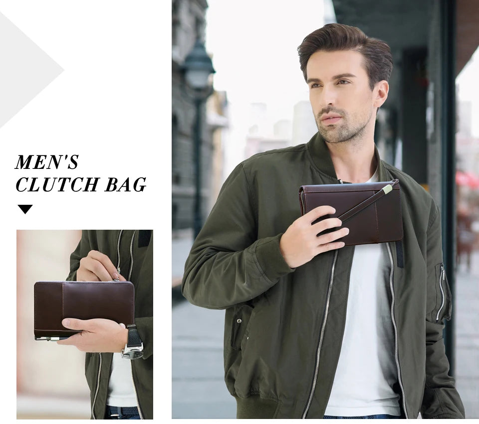 Leather Family Passport Clutch
