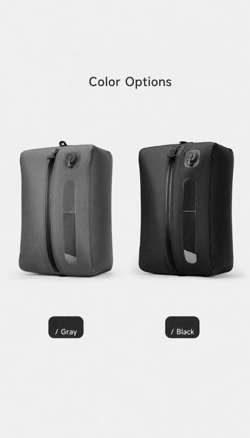 Travel Vacuum Compression Bag with Electric USB Pump – Airline Approved Packing Cube