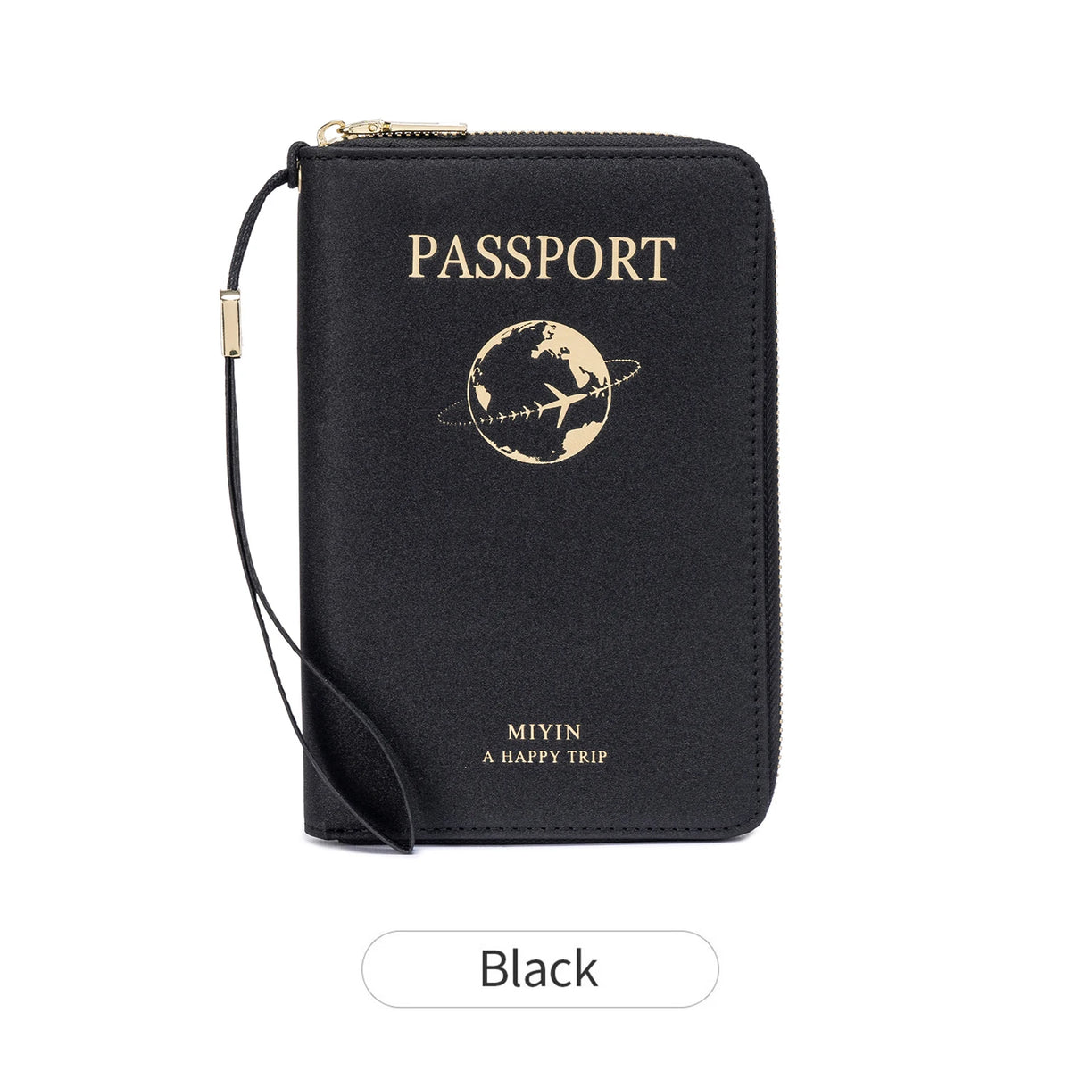 RFID Anti-Theft Zipped Passport Holder & Travel Organiser – Unisex