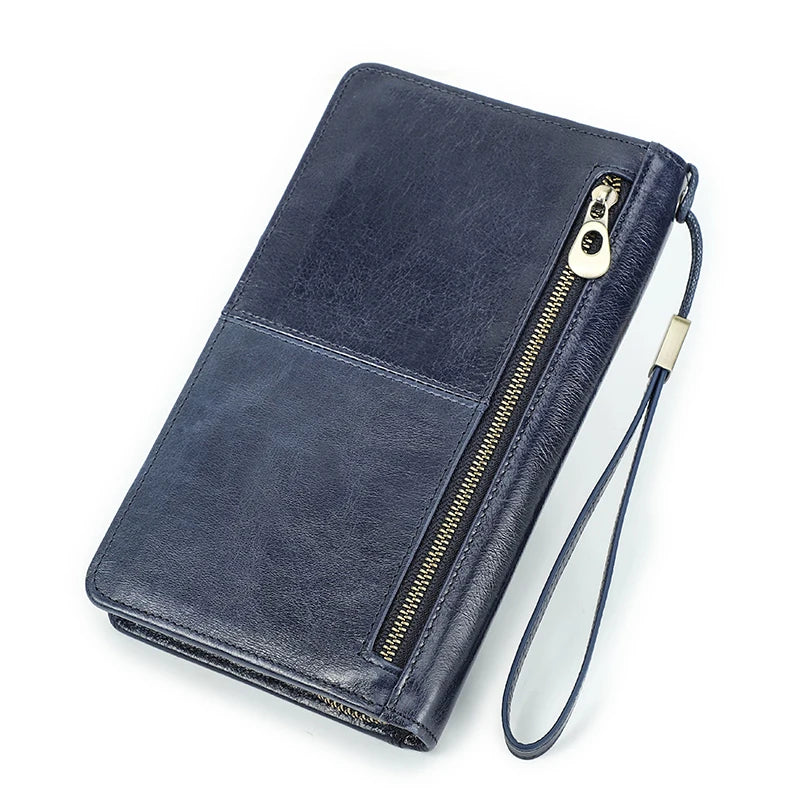 Leather Family Passport Clutch