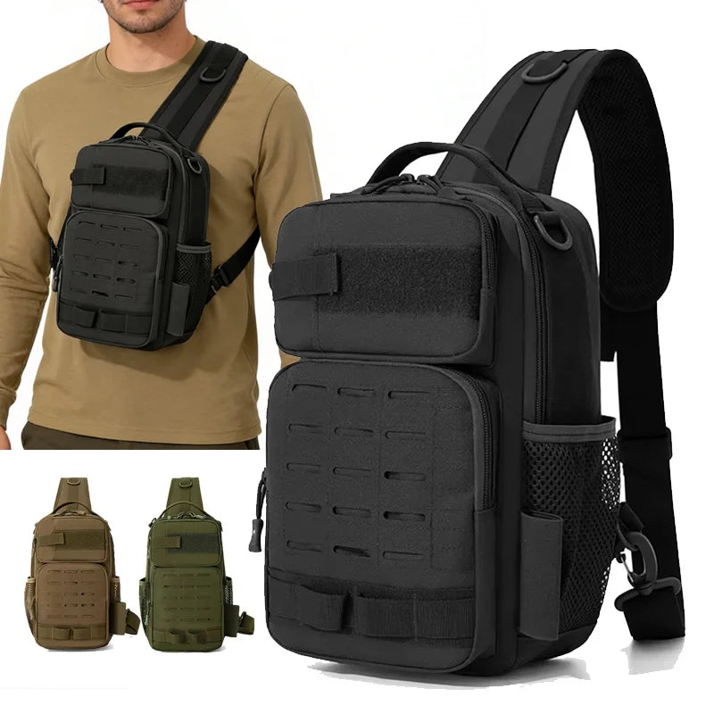 Northbound Tactical Chest Bag — MOLLE Crossbody Pack for Travel & Outdoors