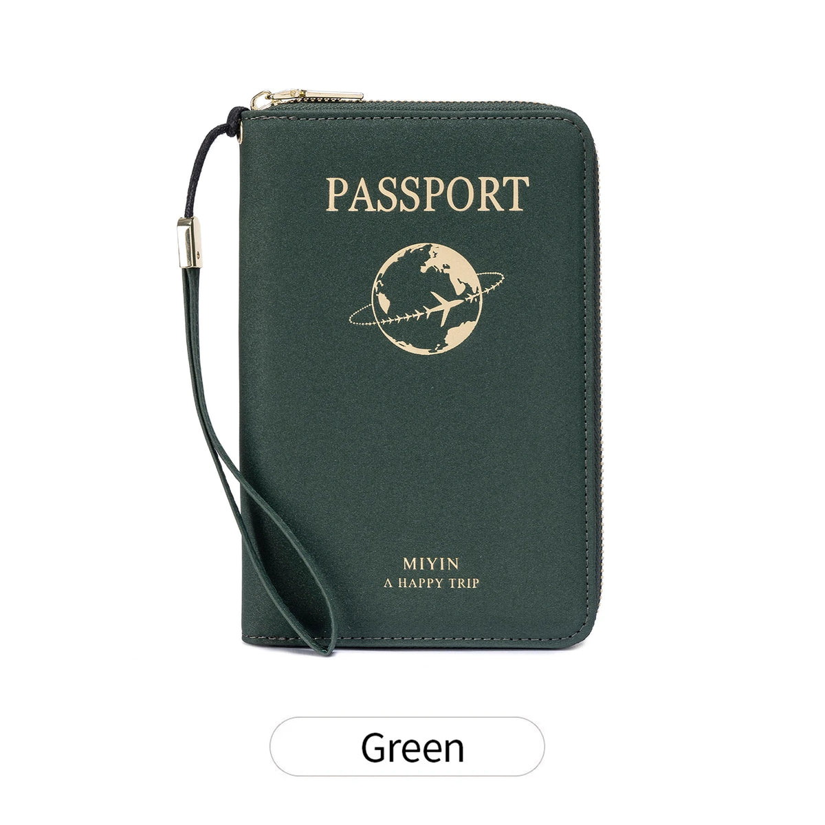 RFID Anti-Theft Zipped Passport Holder & Travel Organiser – Unisex