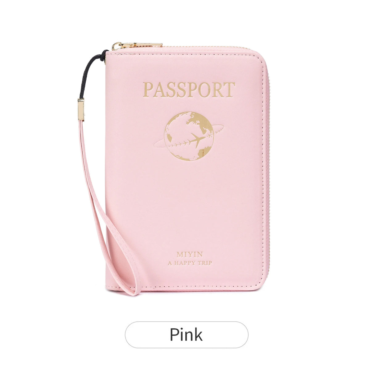 RFID Anti-Theft Zipped Passport Holder & Travel Organiser – Unisex