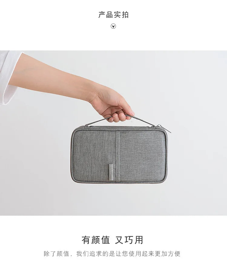 Family Passport Wallet & Multi-Functional Travel Document Organiser