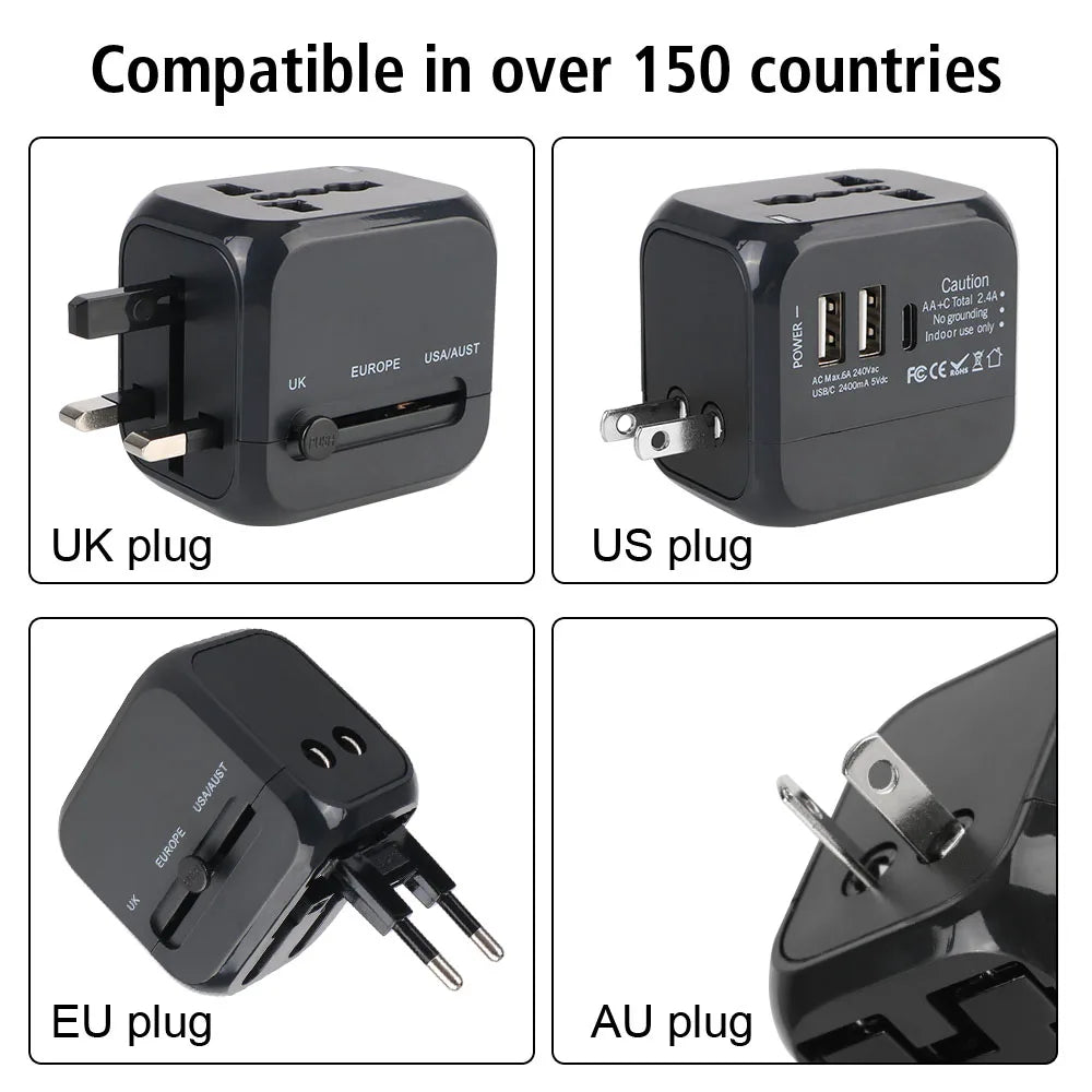 All-in-One Universal Travel Charger Adapter