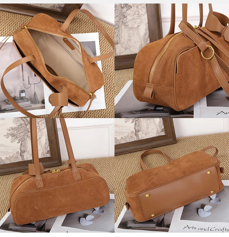 Women's Suede Shoulder Bag