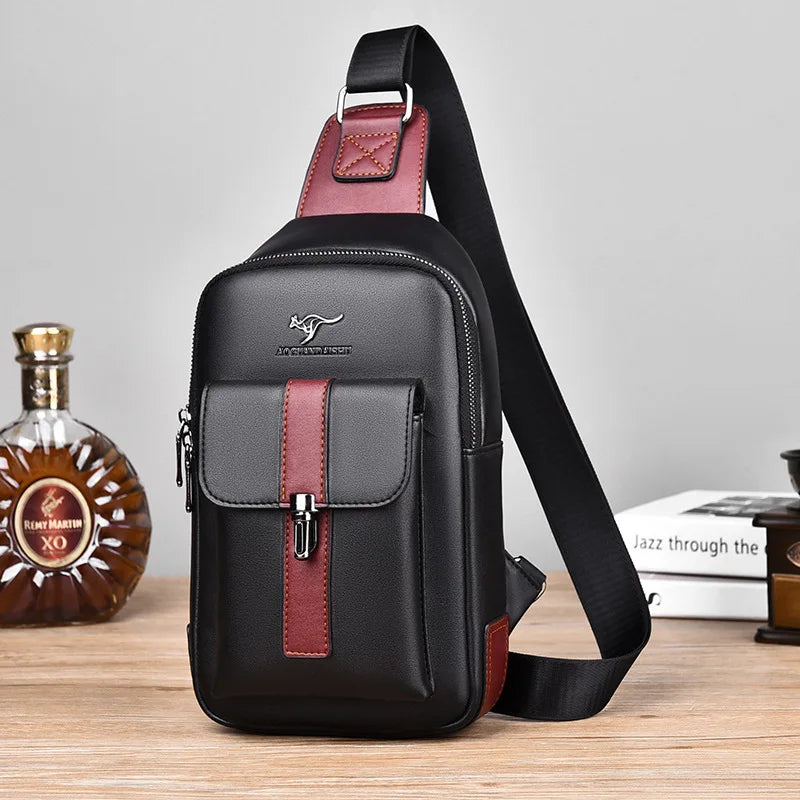 Northbound Waterproof Messenger Bag — PU Leather Laptop & Travel Bag