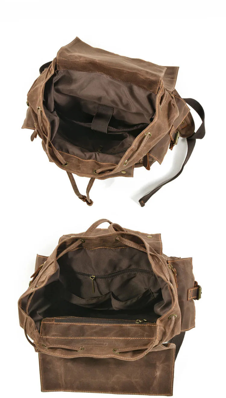 Vintage Canvas Laptop Backpack