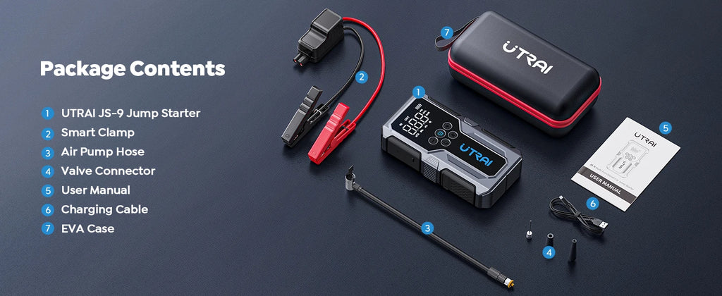 Northbound Jump Starter 1500A — Portable Power Bank with 150PSI Air Pump