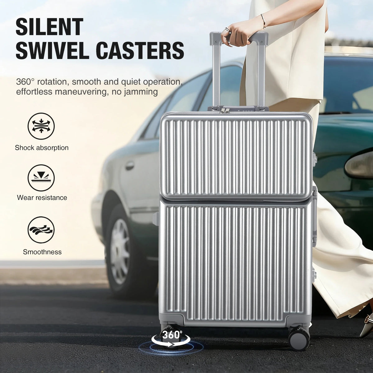Northbound Hard Shell Suitcase — Lightweight Aluminium Frame Travel Case