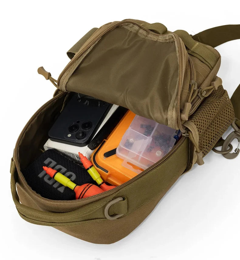Northbound Tactical Chest Bag — MOLLE Crossbody Pack for Travel & Outdoors