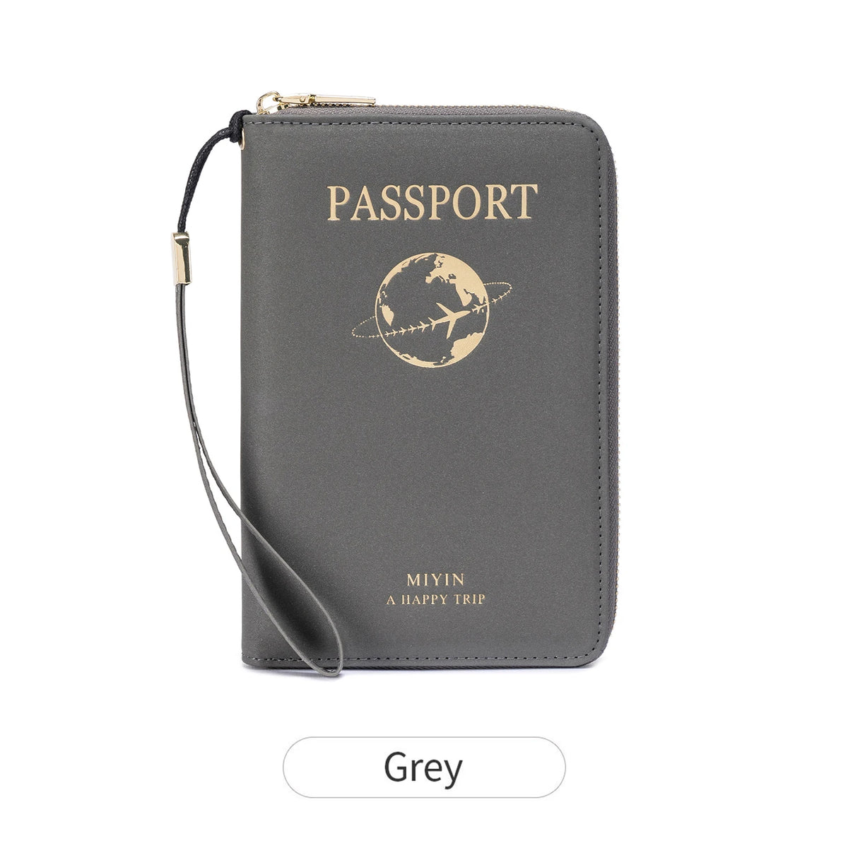 RFID Anti-Theft Zipped Passport Holder & Travel Organiser – Unisex