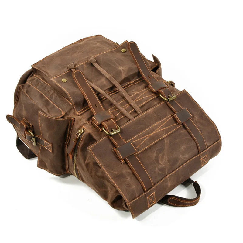 Vintage Canvas Laptop Backpack