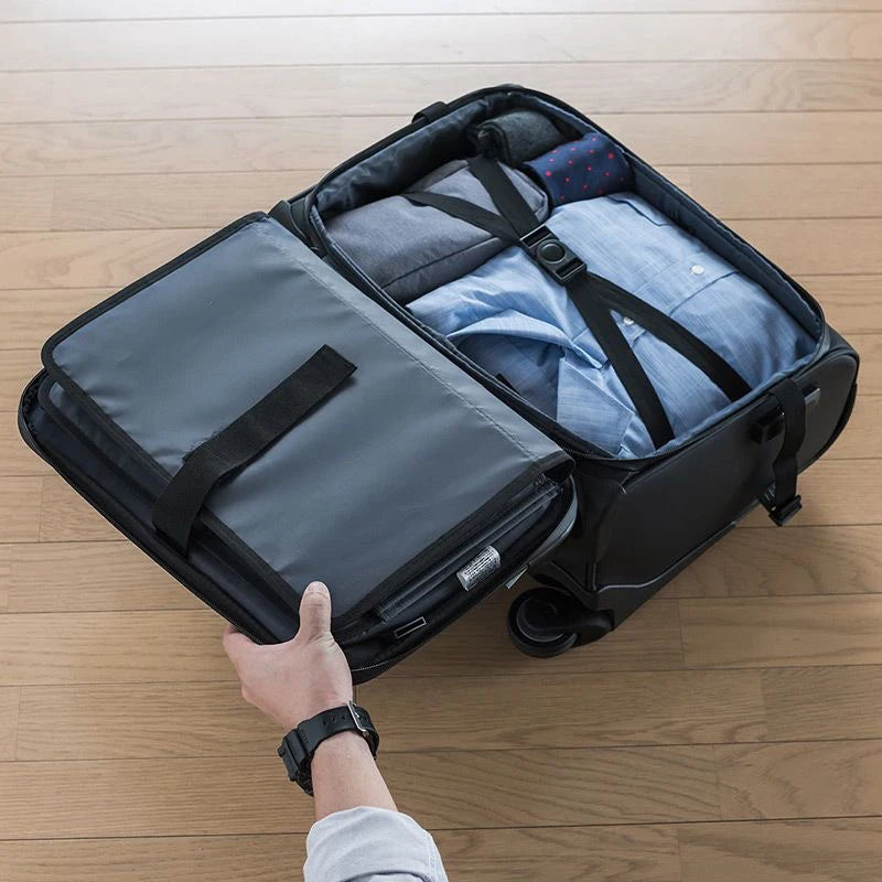 Business Trolley Suitcase — Waterproof 15.6" Laptop Luggage