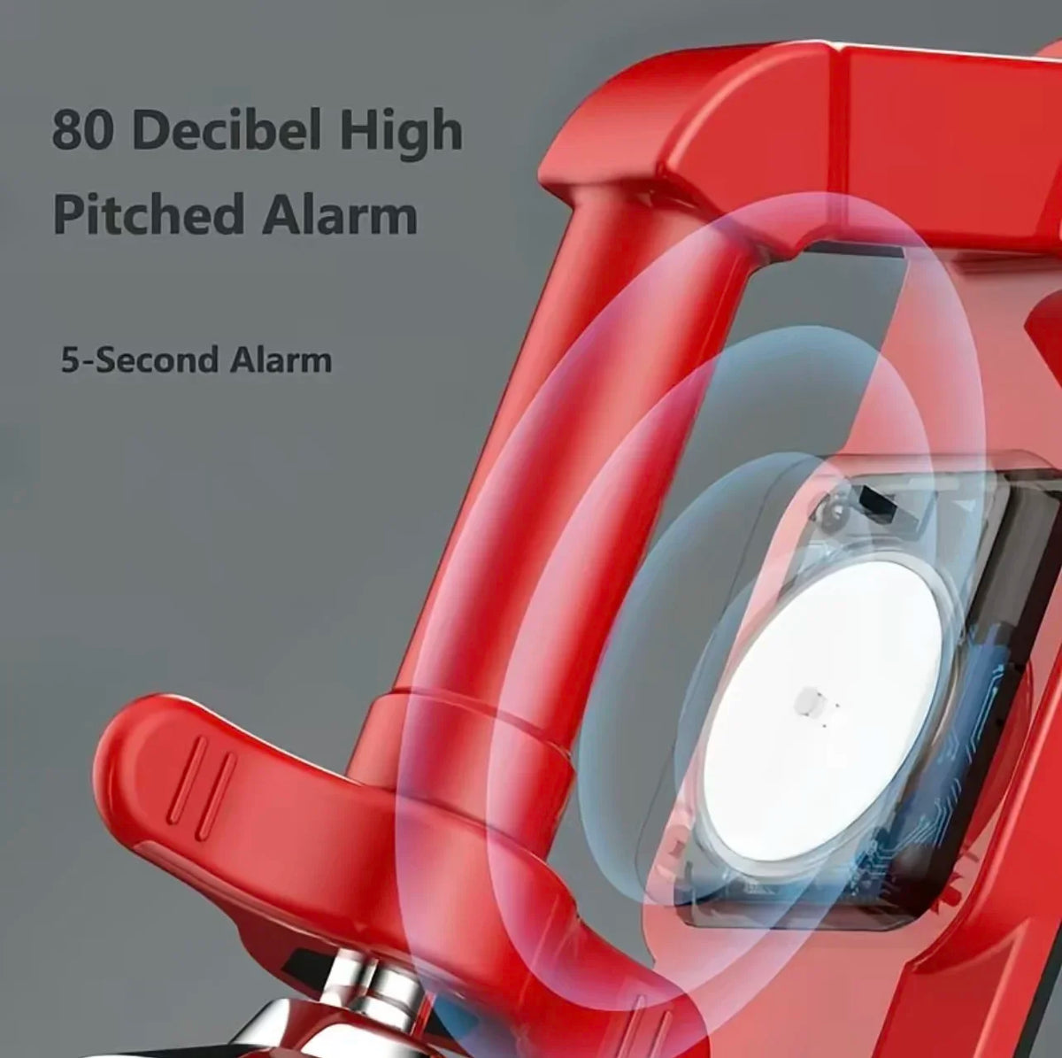 Portable Alloy Door Stopper with Optional Alarm