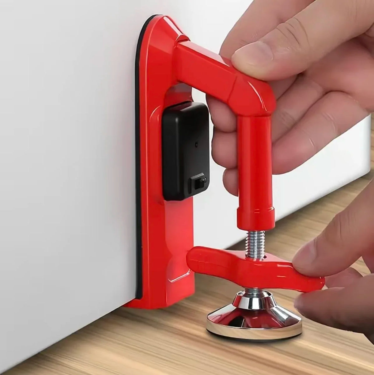 Portable Alloy Door Stopper with Optional Alarm