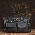 Vintage Leather Travel Messenger Bag