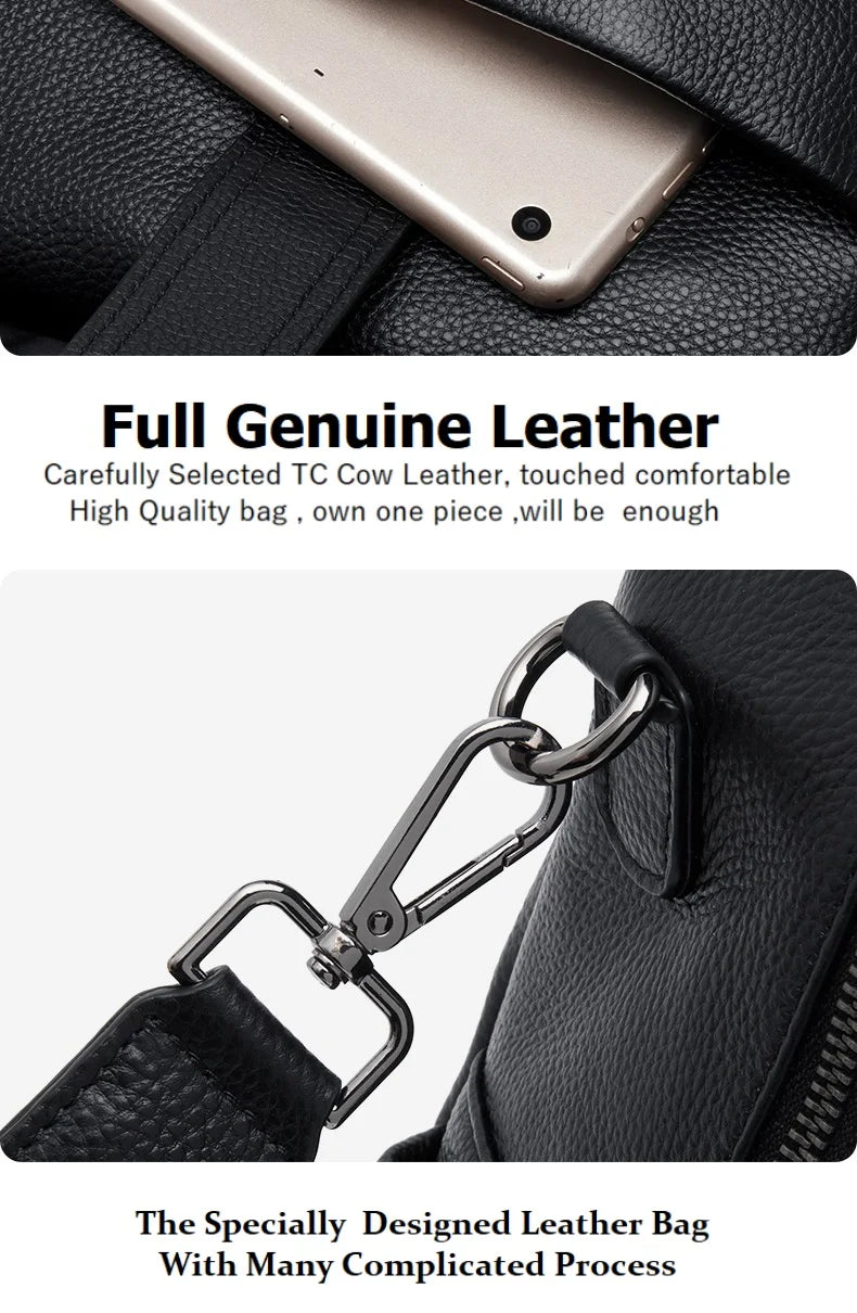 Women's Waterproof Leather Work Backpack