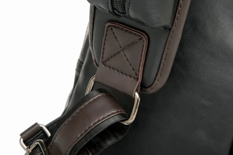 Northbound Waterproof Crossbody Bag — Lightweight PU Leather Shoulder Bag