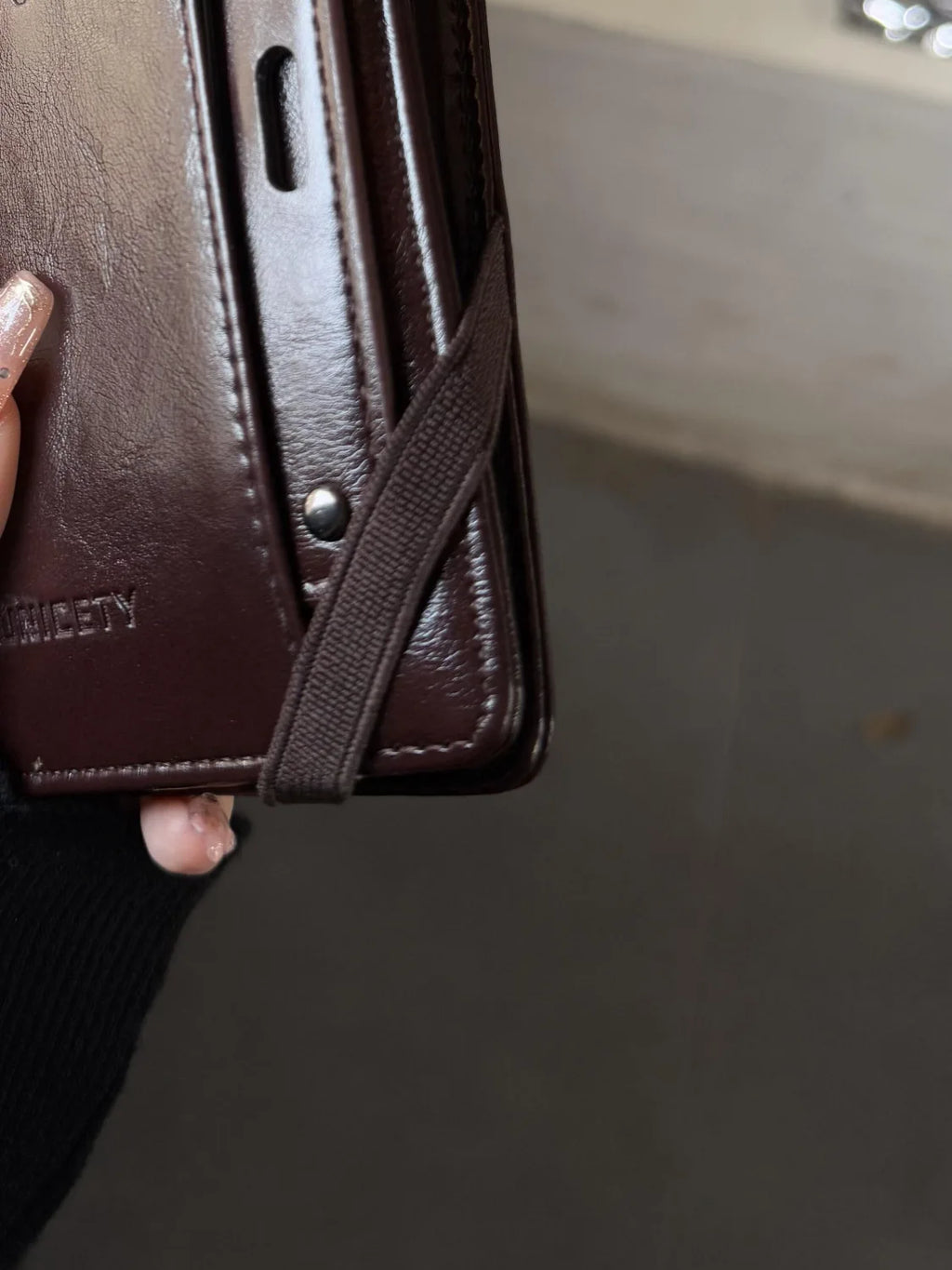 Leather Passport Cover & Travel Document Organiser – Card & Ticket Holder