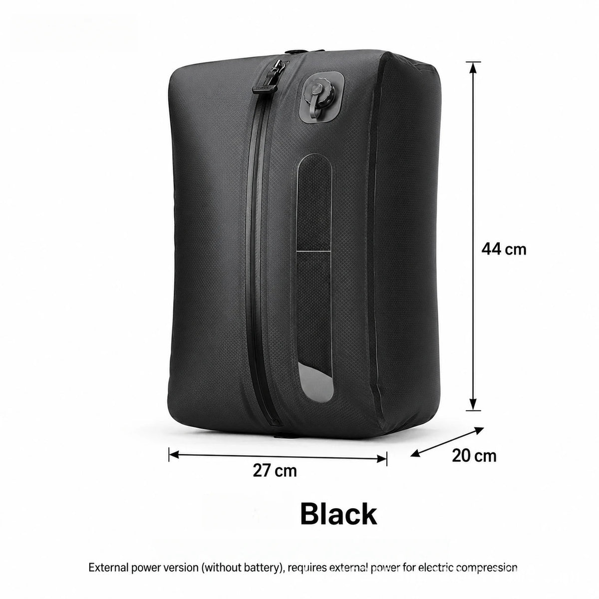Travel Vacuum Compression Bag with Electric USB Pump – Airline Approved Packing Cube