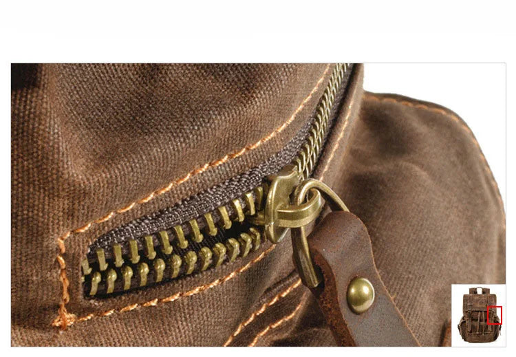 Vintage Canvas Laptop Backpack