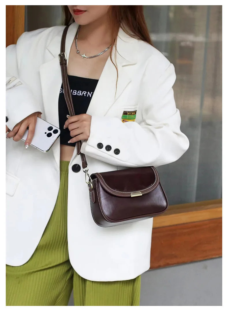 Women's Small Leather Crossbody Bag
